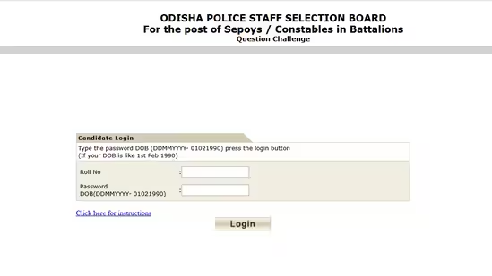 Odisha Police Constable answer key 2024 released, direct link here