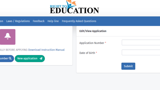 Gujarat RTE Admission 2025 underway, direct link and other important details here